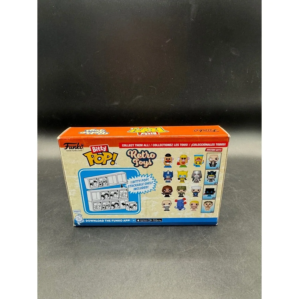 Funko Bitty Pop Retro Toys 4-Pack Mr Monopoly Barrel of Monkeys Mystery Stetch A